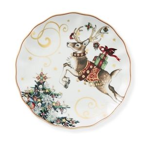 Williams Sonoma Christmas Plates - Set of 2